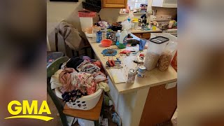 Why this mom of 4 isn’t afraid to show her messy house on TikTok l GMA [upl. by Letnahc]