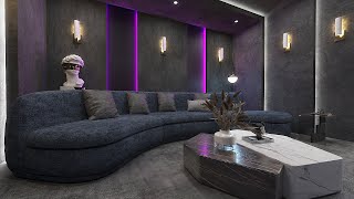 Animation Interior using Fluidray 30  Sketchup  Filmora  30fps [upl. by Peggi]