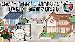 NEAT STREET APARTMENT TO BIG FAMILY HOME 🏡✨  Toca Boca [upl. by Whittemore]