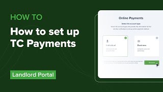 How to set up TC Payments Landlord  Rent Collection App [upl. by Konstance]