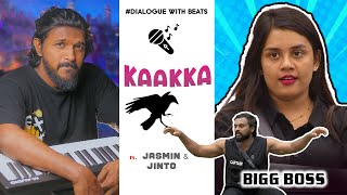 Jinto Kakka 🐦‍⬛ftJasmin Jaffar Jinto  Bigg Boss  Dialogue with beats Malayalam  Aju Jonn bbms6 [upl. by Laise]