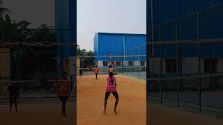 Triples volleyball great way to improve your form please support and subscribe trending subscribe [upl. by Gamages]