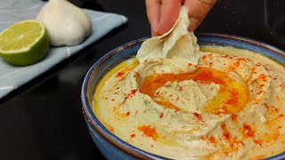 Simple Delicious Hummus Recipe That Will Make You Happy Everytime [upl. by Vivien]