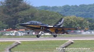 RoKAF Black Eagles aerobatic team at LIMA23 aviation blackeagles fighterjet military airforce [upl. by Annairol]