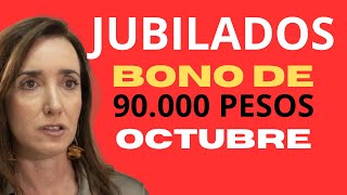 JUBILADOS AUMENTO DEL BONO A 90 000 PESOS [upl. by Asiluy599]