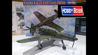 Hobby Boss Dornier Do335 Pfeil 172 [upl. by Ahcsropal]