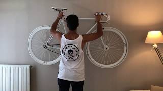 DIY Colgador para bicicleta en madera  bicycle wood support [upl. by Zischke]