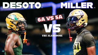 DeSoto quotUquot TURNS UP 🔥 DESOTO EAGLES vs MILLER BUCCANEERS FOOTBALL Texas 6A vs 5A matchup [upl. by Kriste718]