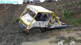 4x4 Trucks in Truck trial  Bahretal Germany 2019  IFA Unimog Gaz truck show [upl. by Malinde751]