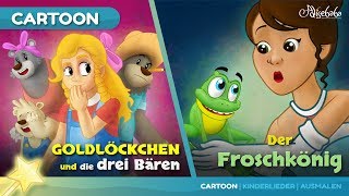 Goldlöckchen und die drei Bären  Der Froschkönig Märchen  Gutenachtgeschichte [upl. by Lenod119]