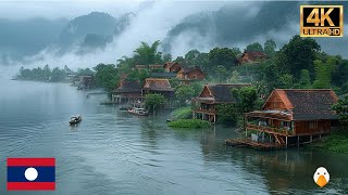 Si Phan Don4000 Islands Laos🇱🇦 Secret Islands on the Mekong River 4K UHD [upl. by Victory]