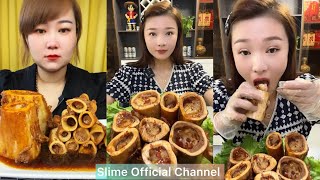 MUKBANG beef bone marrow ASMR  The best of delicious Slime food 27 [upl. by Odnalo]