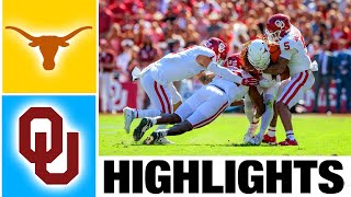 3 Texas vs Oklahoma Highlights  College Football Week 6  2023 College Football [upl. by Hong]