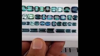 Top Quality 6875 Cts Natural Blue Excellent Cuts Indicolite Tourmaline Gemstones from Afghanistan [upl. by Birgitta622]