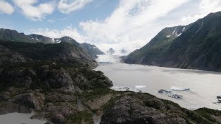 Hiking Grewingk Glacier in Kachemak Bay State Park  Homer Alaska [upl. by Ssor997]