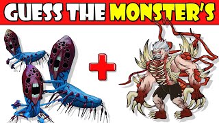 🕸️🗿Guess The MONSTER By EMOJI amp VOICE  Zoochosis Monster Animation  Parasites  Spider Human [upl. by Aikemal]