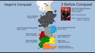 ASOIAF History of the Seven Kingdoms Every Year [upl. by Welbie515]