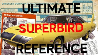 Ultimate Plymouth Superbird Reference Guide [upl. by Ecidna]