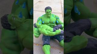 Oh no  Goodbye My Son 😭❤️‍🩹  Marvel Toys hulk spiderman marvaltoys [upl. by Ailecnarf]