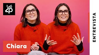 Entrevista CHIARA OT 2023 la estrategia de las PIZARRAS  VIOLETA  la canción de PAUL  LOS40 [upl. by Gallard]