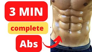 Sol Fit  3 min abs workout to lose belly fat14 days challenge [upl. by Anitniuq963]