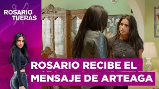 Rosario recibe el mensaje de Arteaga  Rosario Tijeras [upl. by Filip]