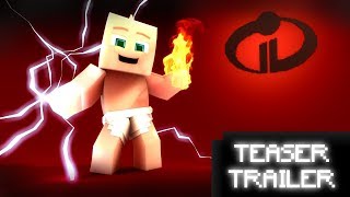 Incredibles 2 Teaser Trailer  Minecraft ReMake Animation [upl. by Gherardi]