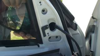 How To Replace The Rear View Mirror of a Toyota HiAce [upl. by Ahseihs]