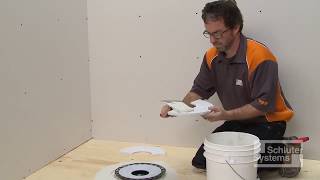 Shower Bases No Access Plumbing Demonstration with Schluter KERDILINE [upl. by Dannon]