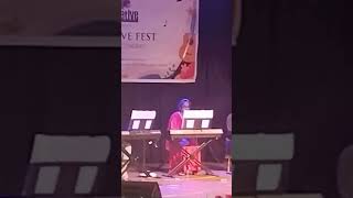 My first stage performanceURVASI URVASI song keyboard playingshortsvideo songviralshort [upl. by Jarlath]