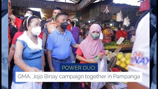 Power duo GMA Jojo Binay campaign together in Pampanga [upl. by Wilmette]