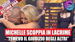 Michelle ed Eros si emozionano in studio quotCosì mi destabilizziquot e lei scoppia in lacrime [upl. by Finlay]