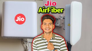 Jio Airfiber 5G Installation And Review  Jio Airfiber Installation in village  Jio Air Fiber Cost [upl. by Ileak569]