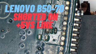 Lenovo B5070  troubleshooting and 5vs line short Fix [upl. by Nyrehtac968]