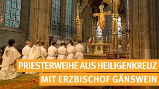 Priesterweihe mit Erzbischof Gänswein aus der Stiftskirche im Stift Heiligenkreuz  05102024 [upl. by Leilani]