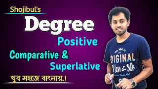 Degrees of Comparison  Positive Comparative and Superlative Adjectives [upl. by Parthenia]