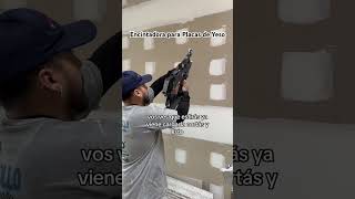 🔥Encintadora para Pegado de Cinta de Papel en Placa de Yeso Durlock Drywall [upl. by Kolodgie]