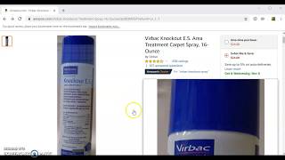 Virbac Knockout ES Area Treatment Carpet Spray 16Ounce  Click First BEFORE you Buy [upl. by Mariellen801]