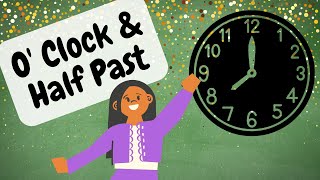 O’ Clock amp Half Past – How to Tell Time I Jackson Genius [upl. by Cralg767]