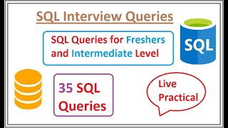 SQL Queries for interviewDatabase Interview QuestionsTop SQL Queries for InterviewOracle database [upl. by Tap]