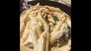 Easy to make Spinach Artichoke Pasta [upl. by Arrotal]