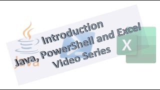 001 Introduction to combining Java PowerShell and Excel Video Series [upl. by Osric]