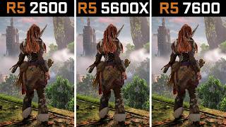 Ryzen 5 2600 vs Ryzen 5 5600X vs Ryzen 5 7600  Test in 9 Games [upl. by Ystap]