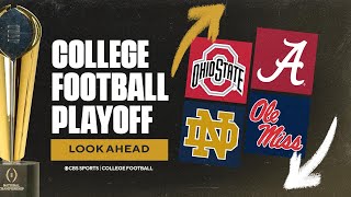 CFP Rankings Lookahead Week 14 Alabama in HUGE trouble Ohio State gets statement win [upl. by Adlesirk]