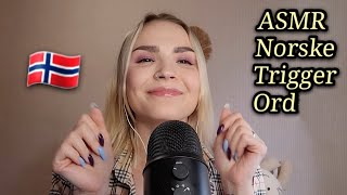 ASMR Norwegian Trigger Words  Norske Triggerord [upl. by Kilah]