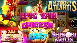 NEW Saturday Slot Session with Lucky Devil 🎰💥🐔🥚 [upl. by Kiersten]