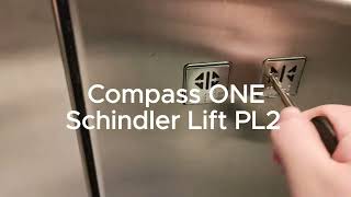 Compass ONE Schindler Lift PL2 [upl. by Vento455]