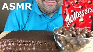 ASMR MALTESERS amp CHOCOLATE CAKE 몰티저스 초콜릿 먹방 Eating Sounds Mukbang NO TALKING [upl. by Neenaj]