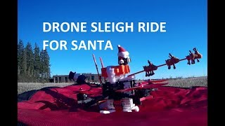 SANTA SLEIGH DRONE XMAS EDITION [upl. by Zeeba]