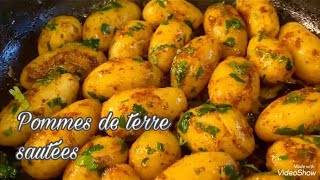 Pommes de terre sautée بطاطا محمرة سوتي [upl. by Arrais]